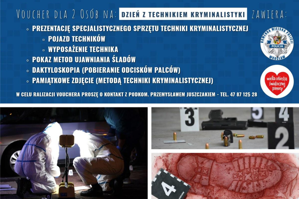Dzień z technikiem kryminalistyki - Wrocław