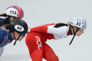 Wypadek Kamili Sellier w short tracku