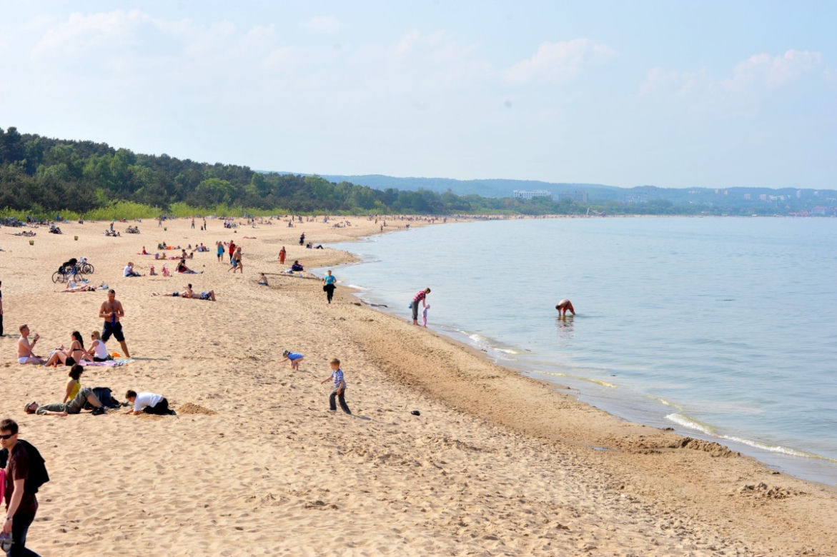 Gdańsk, plaża, polskie morze
