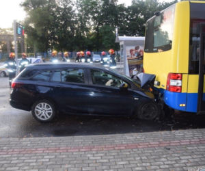 Dramatyczny wypadek w zajezdni autobusowej