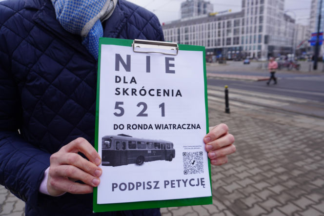 Petycja ws. autobusu 521