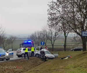 Książ Wielki. Tragiczny wypadek na DK-7. Nie żyją dwie osoby [ZDJĘCIA]