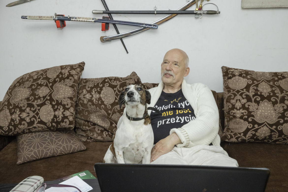 Tak mieszka Janusz Korwin-Mikke