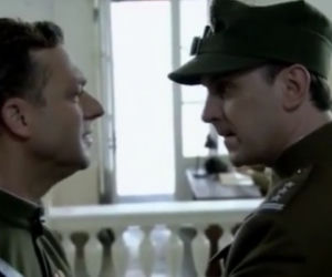 CZAS HONORU 5, odc. 62. Major Zwonariew (Grzegorz Damięcki), płk Wasilewski (Adam Woronowicz)