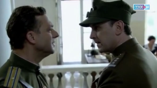CZAS HONORU 5, odc. 62. Major Zwonariew (Grzegorz Damięcki), płk Wasilewski (Adam Woronowicz)