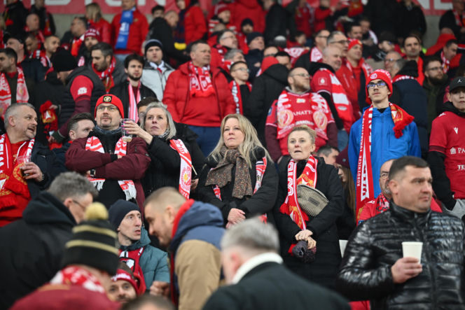 Widzew Łódź - Lech Poznań: Zdjęcia kibiców i zawodników z meczu 24. kolejki PKO BP Ekstraklasy