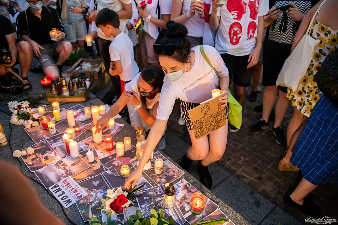 Kraków solidarny z Białorusią