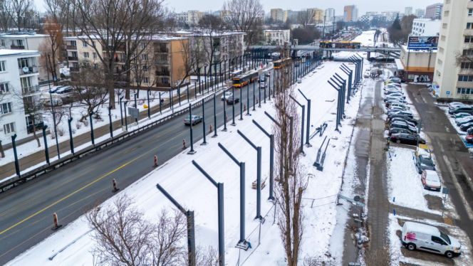 Remont alei Stanów Zjednoczonych w Warszawie