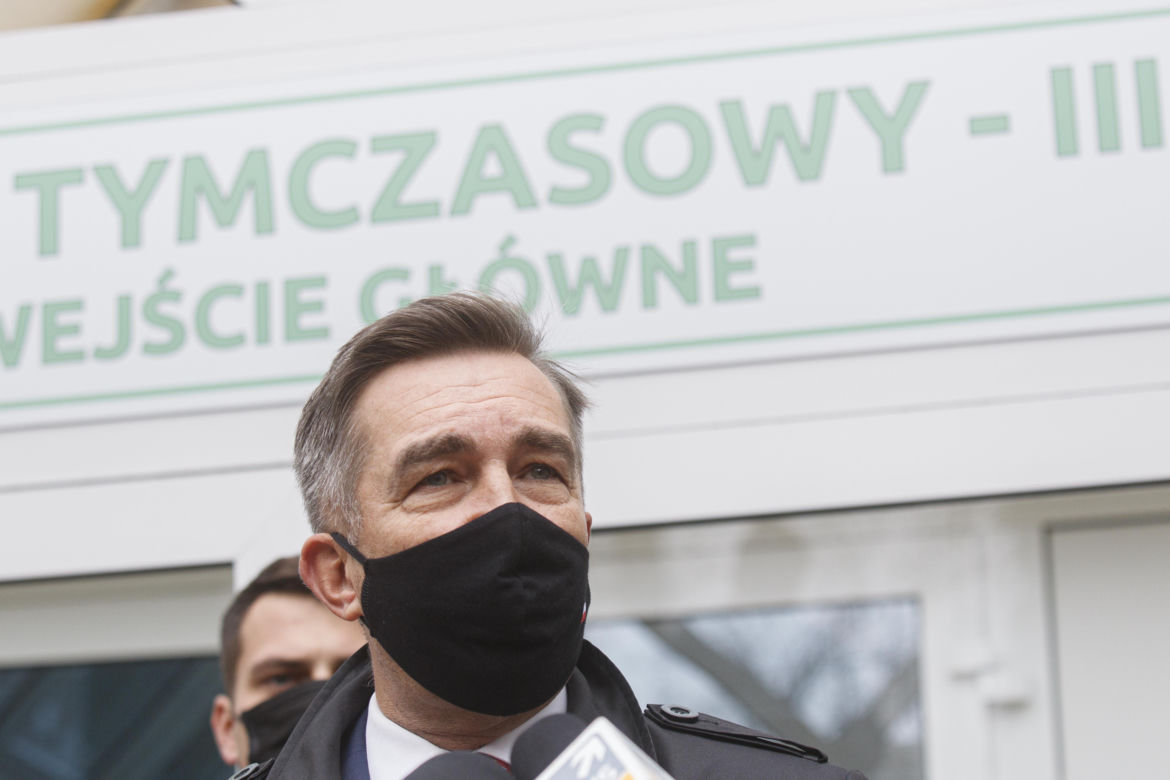 Otwarcie szpitala tymczasowego w Wałbrzychu