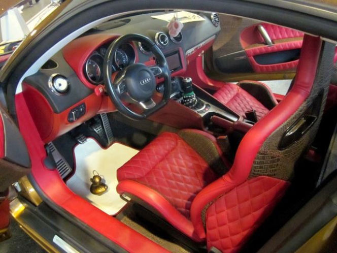 Zmasakrowane Audi TT Louis Vuitton