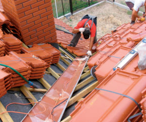 Dach ceramiczny - układanie
