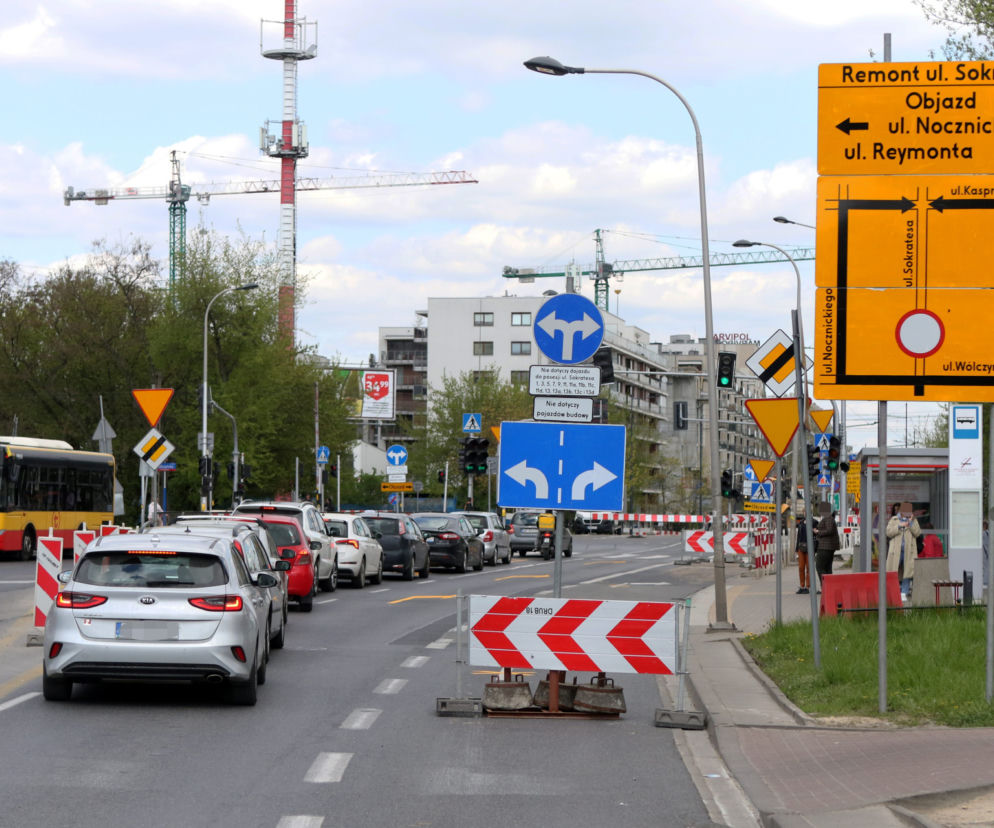 Koniec prac na Sokratesa. Drogowcy otwierają zwężoną ulicę 