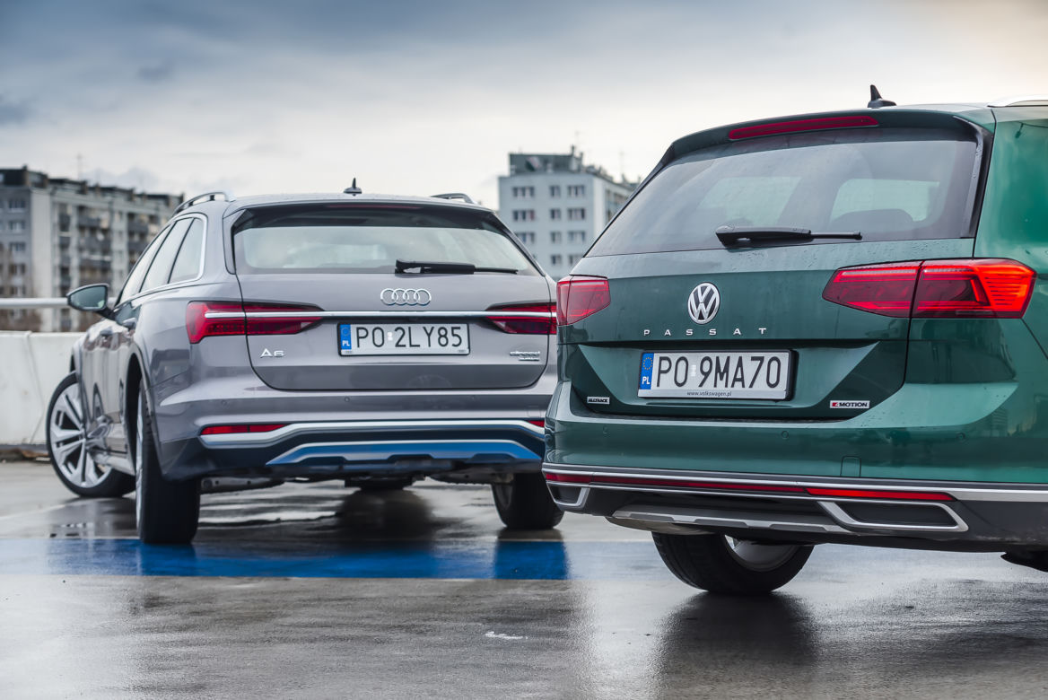 Audi A6 allroad 50 TDI quattro tiptronic vs. Volkswagen Passat Alltrack 2.0 TDI 4Motion DSG7
