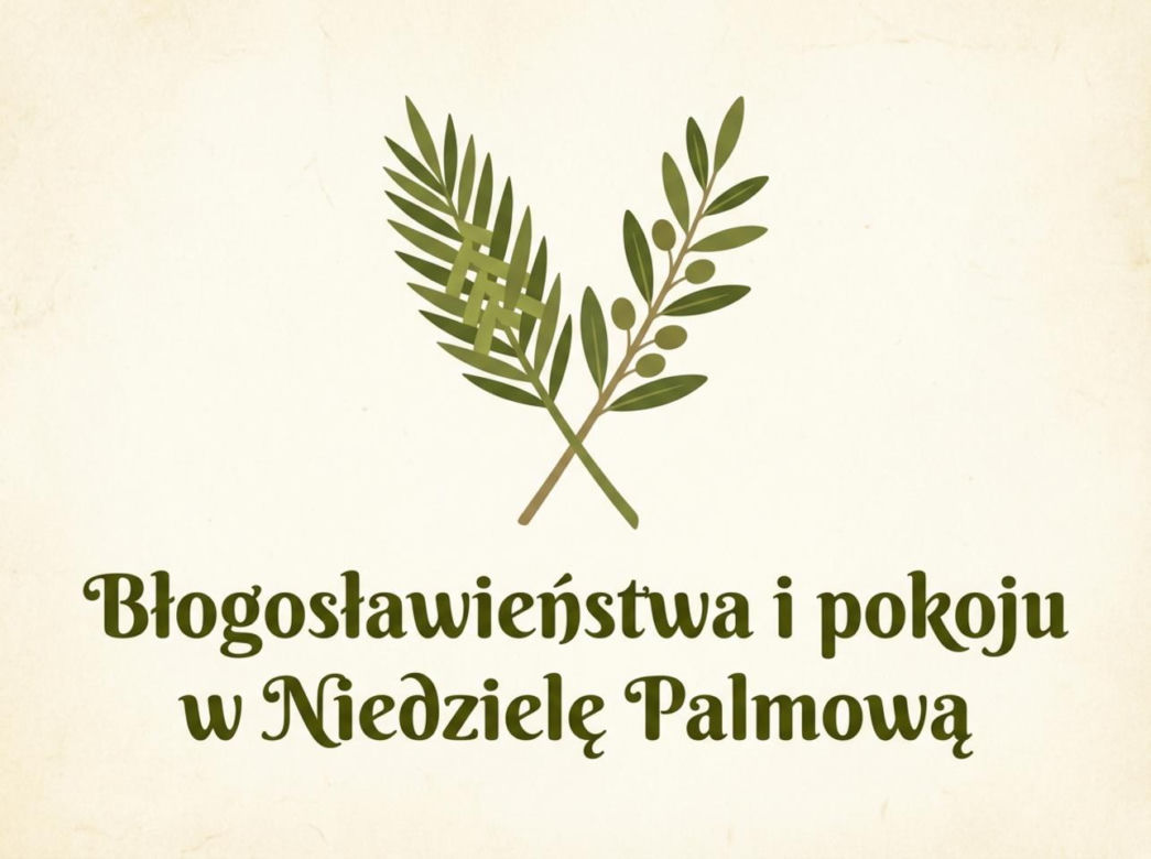 Gałązki oliwne i palmowe na Niedzielę Palmową