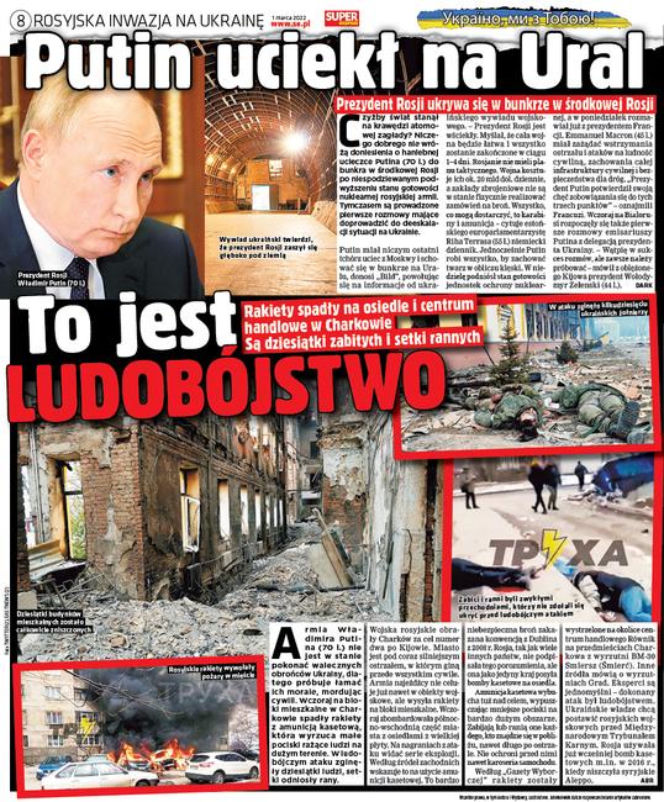 Pierwsze dni wojny w Ukrainie. Tak relacjonowaliśmy je w "Super Expressie"