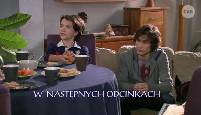 Na Wspólnej po wakacjach 2014. Franek (Natan Czyżewski), Jarek (Wojciech Rotkowski)