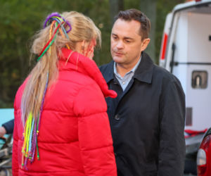 Na Wspólnej, odcinek 3389: Daria (Patrycja Topajew), Sławek Dziedzic (Mariusz Słupiński)