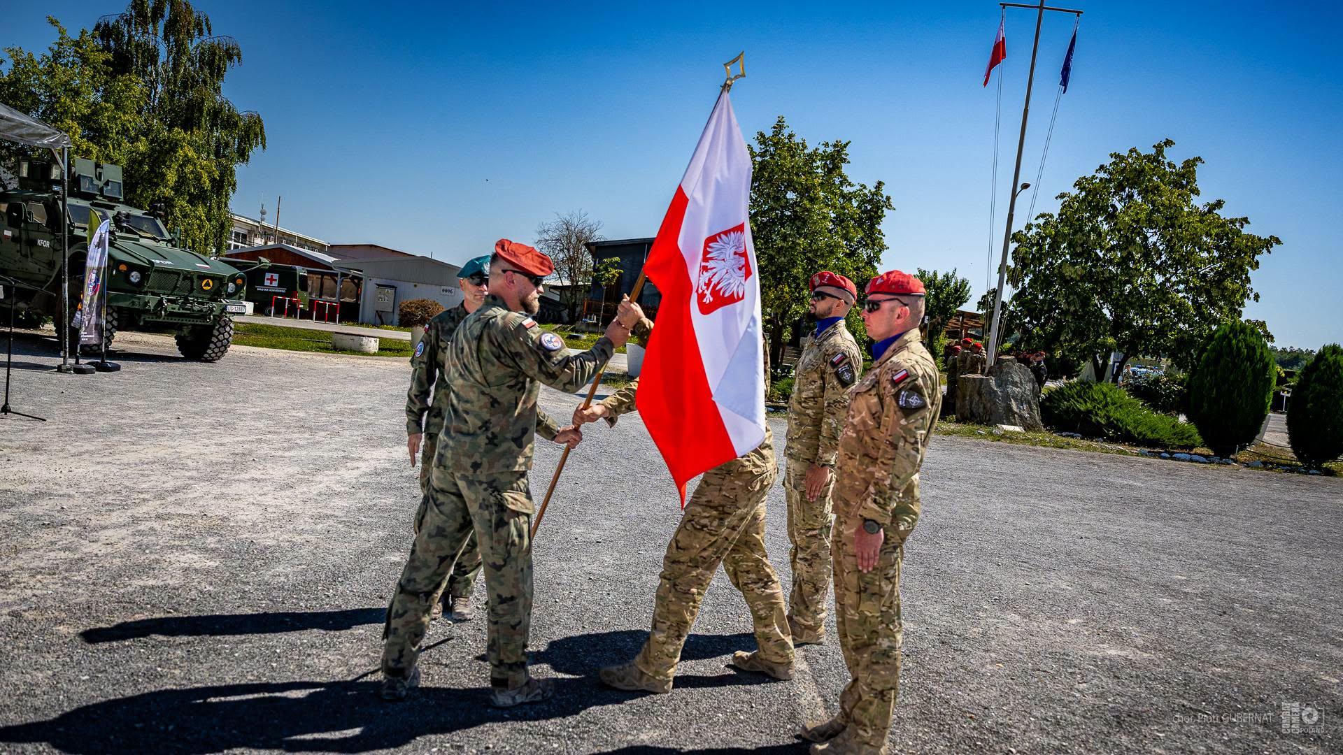 Zmiana dowódcy polskiego kontyngentu w Kosowie