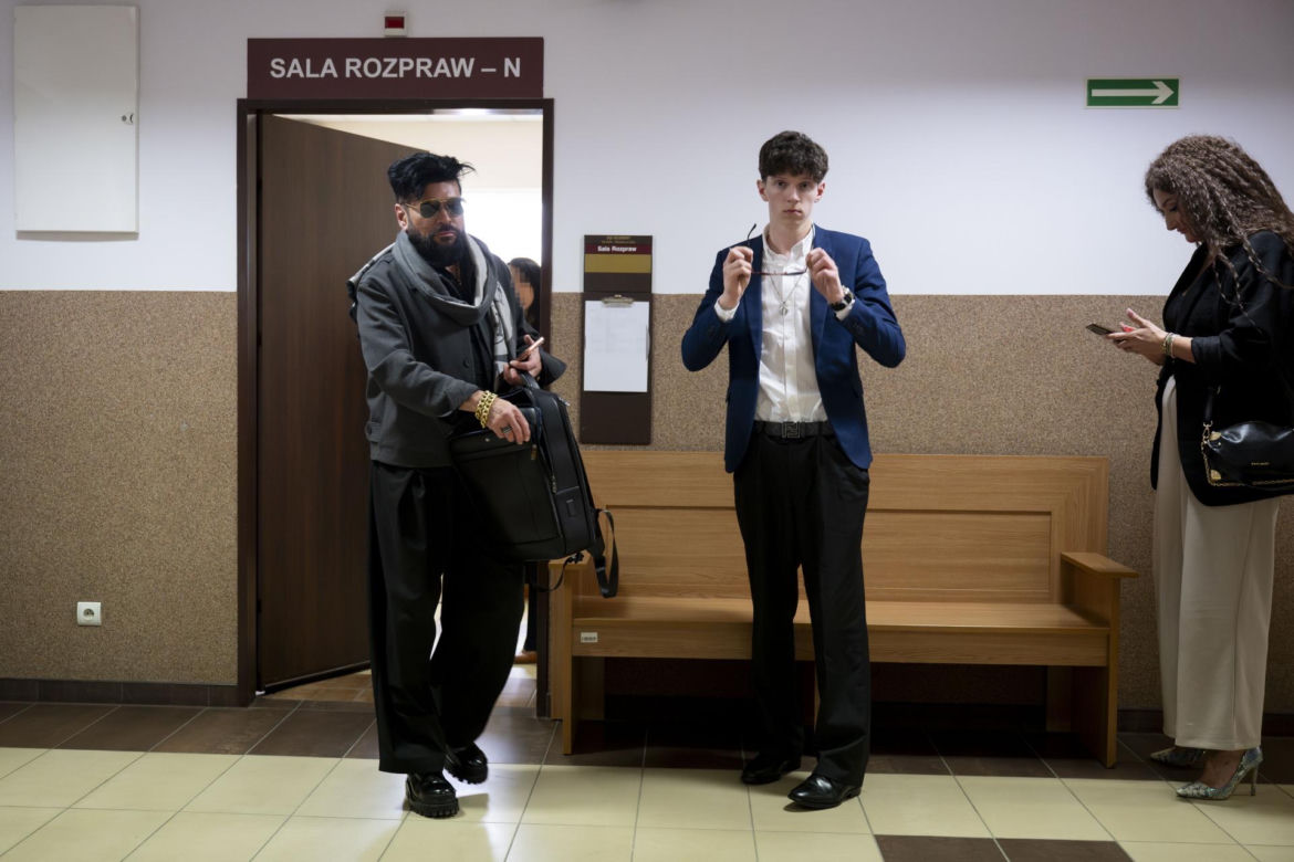 Krzysztof Rutkowski, Aleksander Zych i Natasha Zych w sądzie. Chodzi o alimenty