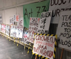 Protest w Teatrze Polskim