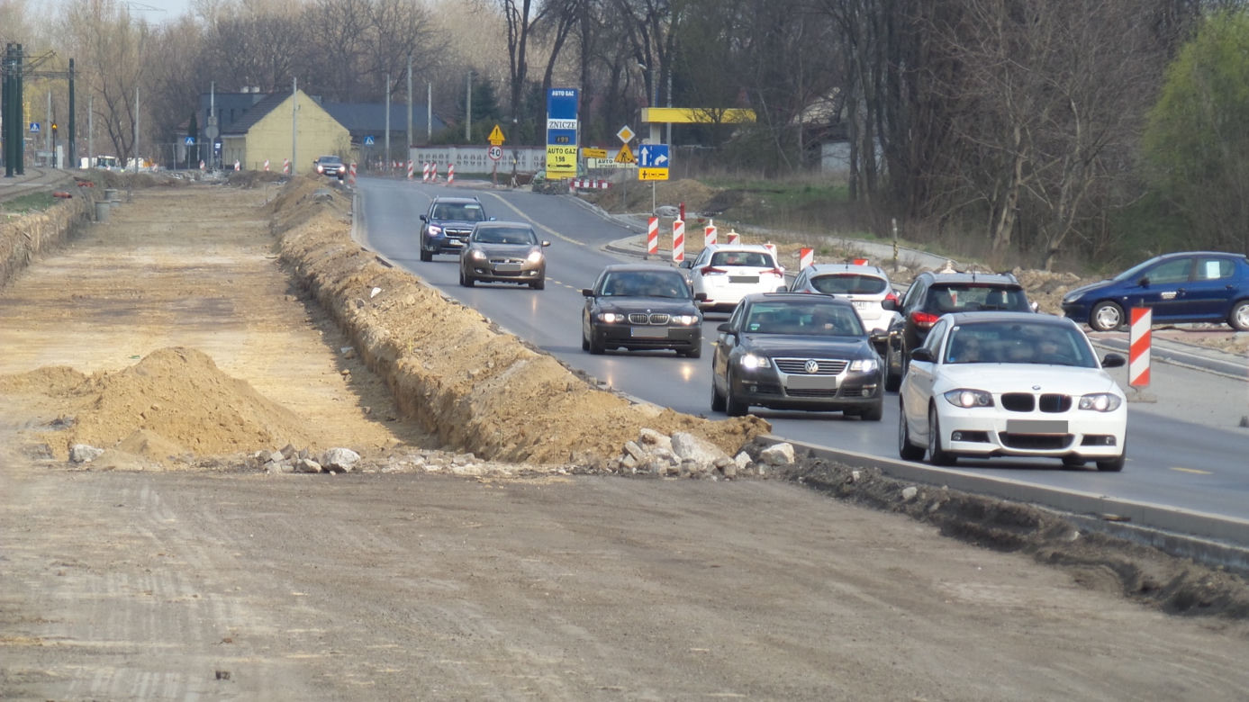 Kraków: Prace na Igołomskiej idą pełną parą, wielka inwestycja trwa