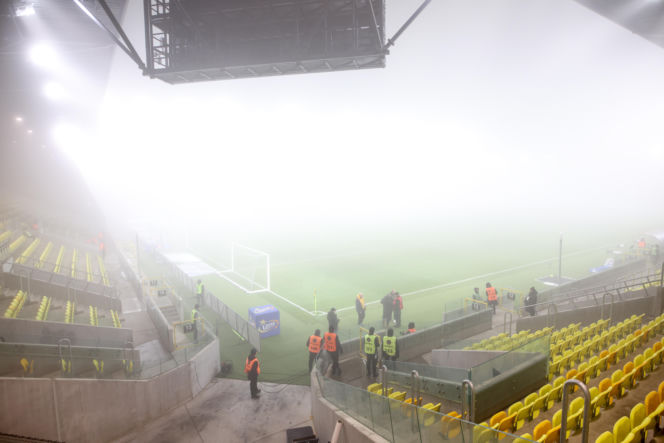 GKS Katowice - Pogoń Szczecin, zdjęcia kibiców i zawodników z meczu 17. kolejki PKO BP Ekstraklasy