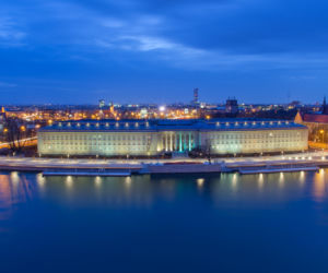 Wrocław po zmierzchu