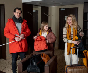 Barwy szczęścia, odc. 2641. Herman (Maciej Raniszewski), Malwina (Joanna Gleń), Emilka (Jessica Frankiewicz)	