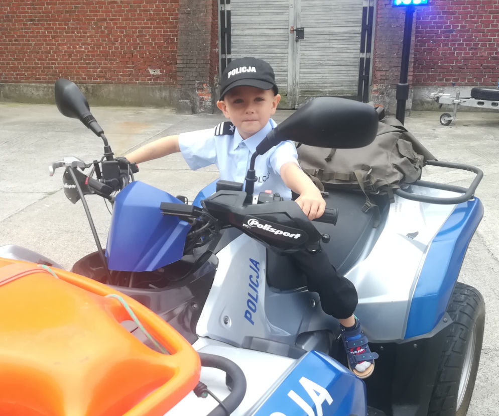 Policjanci spełnili marzenie 4-letniego Dorianka