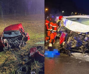 Tragiczny wypadek na obwodnicy Torunia. Trzech mężczyzn zginęło na S10. Zdjęcia od policjantów i strażaków