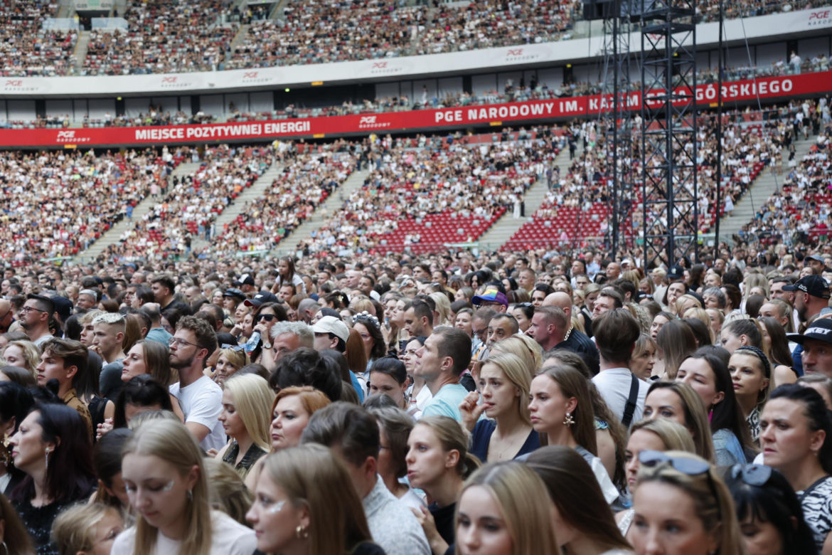 Koncert Jennifer Lopez w Warszawie (25.07.2025) - część pierwsza. Organizatorem koncertu jest Prestige MJM
