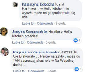 Halina Miszewska: Rolnik szuka żony, Hell's Kitchen