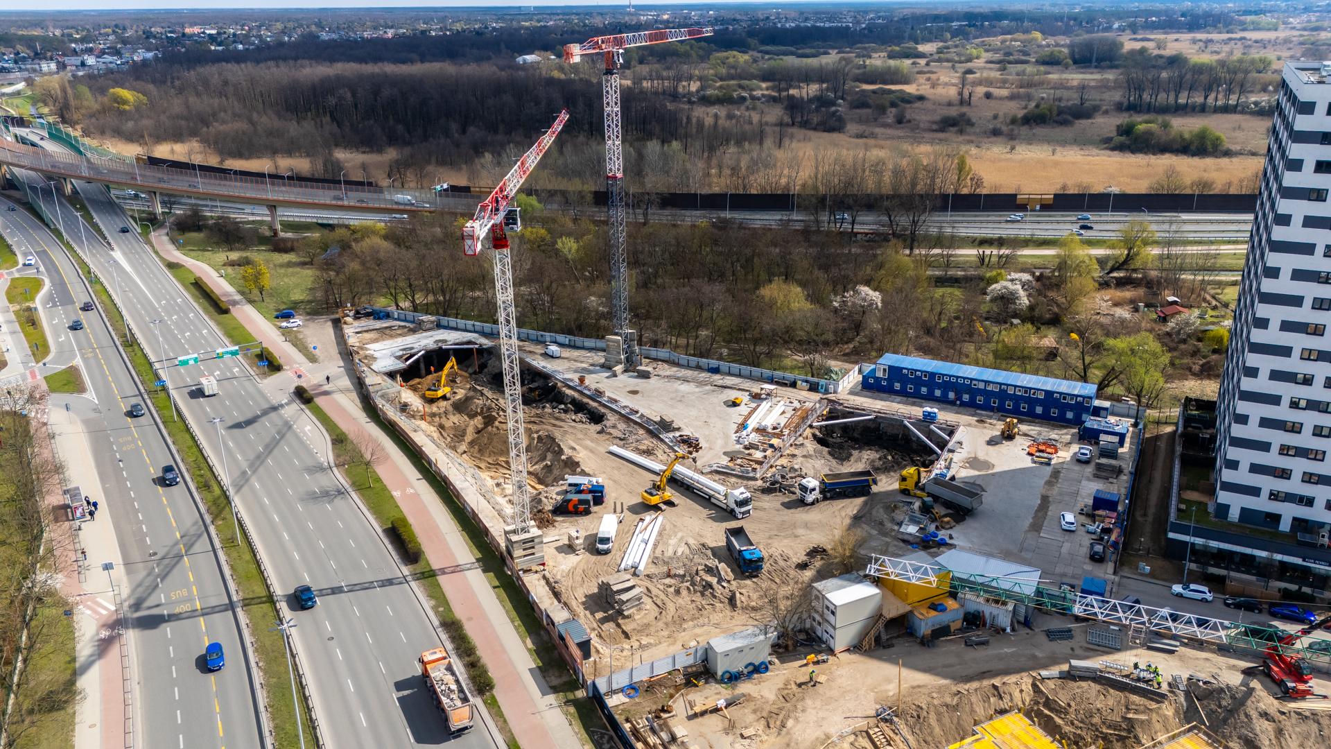 Budowa Mocha Tower w Warszawie