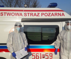 Tak służby przyjeżdżają po próbki