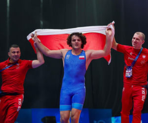 Tomasz Mital z medalem na Mistrzostwach Świata. Radomski zapaśnik stanął na najwyższym stopniu podium
