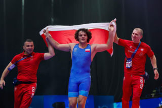 Tomasz Mital z medalem na Mistrzostwach Świata. Radomski zapaśnik stanął na najwyższym stopniu podium