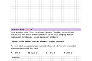 arkusz maturalny CKE - matematyka podstawowa