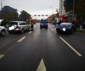 Wypadek na ul. Focha w Bydgoszczy! Wielu rannych! 