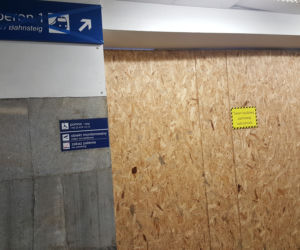 Wejście na peron 1 zostało zamknięte