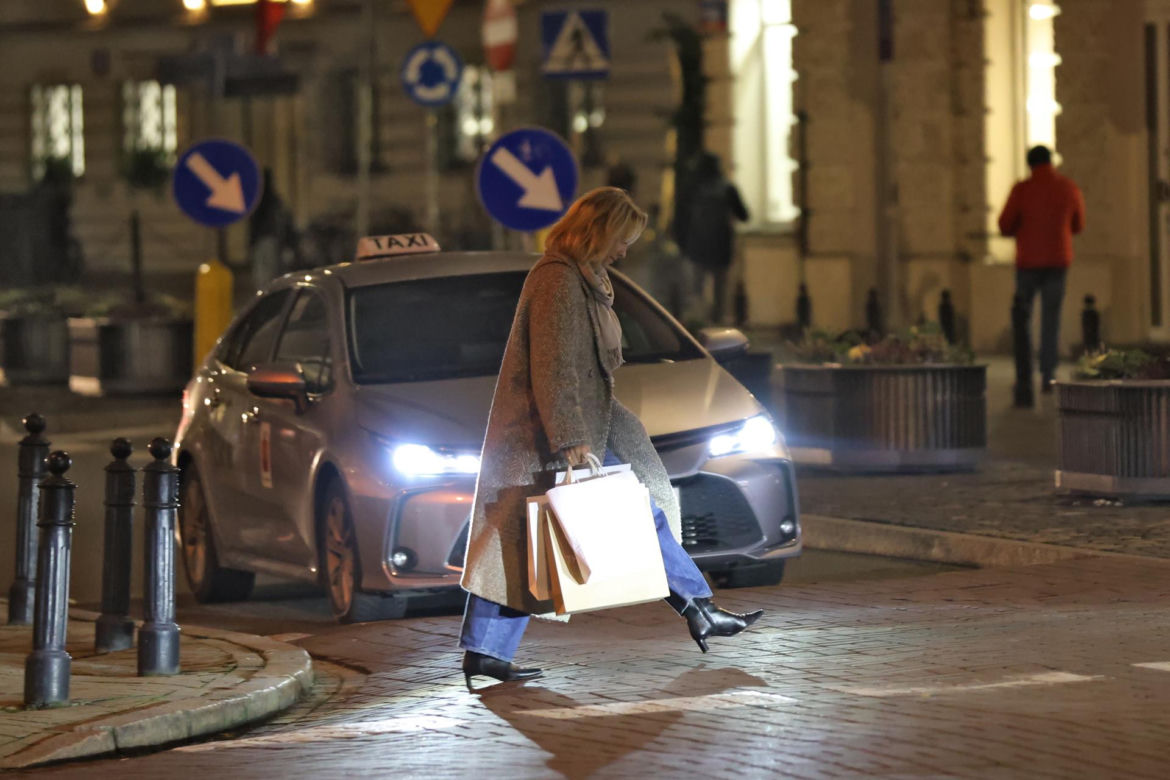Anna Kalczyńska na zakupach