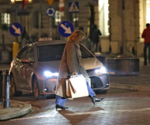 Anna Kalczyńska na zakupach