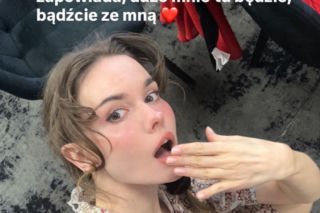 M jak miłość. Dominika Kachlik (Franka) na Instagramie