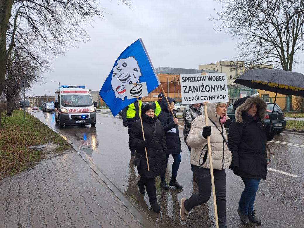 Protest pielęgniarek w Tarnowie
