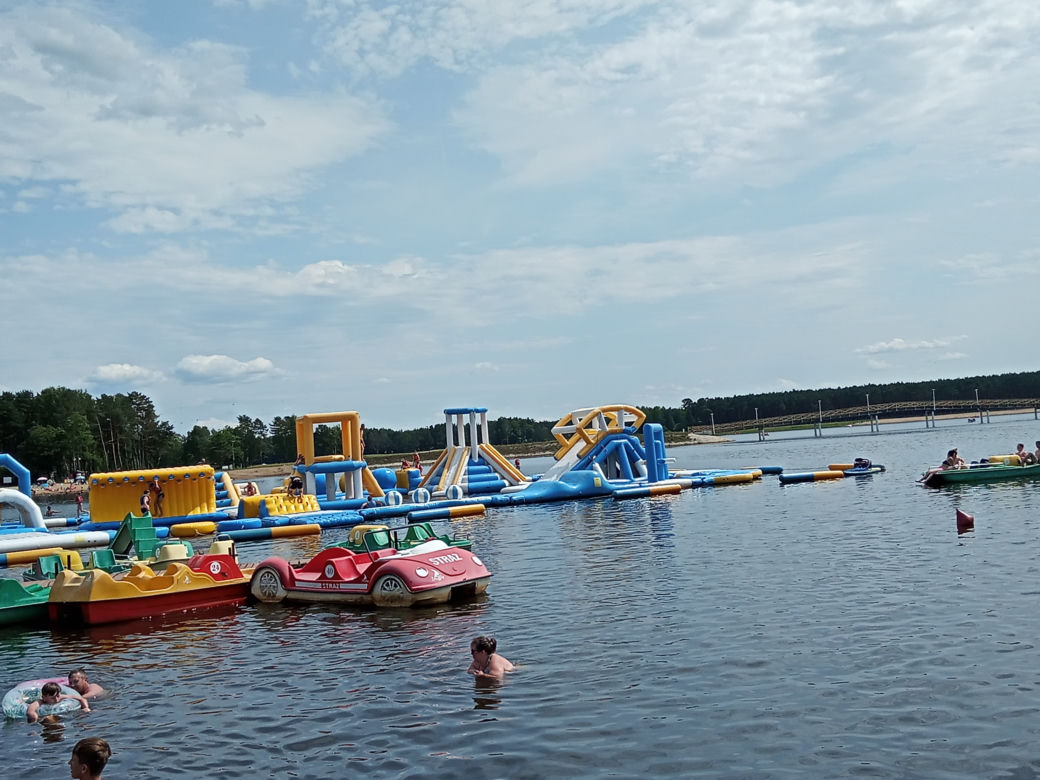 Zalew w Sielpi cieszy się dużą popularnością