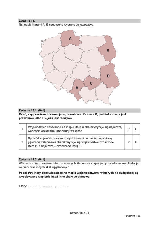 Tak wyglądał arkusz CKE matury z geografii na poziomie rozszerzonym (Formuła 2015)