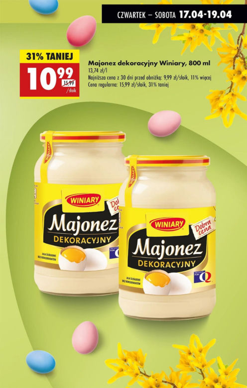 Wielkanocne promocje w Biedronce