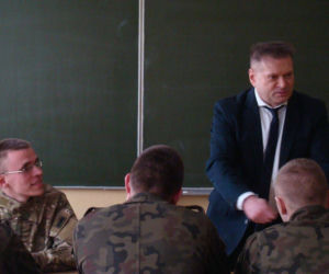 Krzysztof Rutkowski - spotkanie s grupa Strzelec FB (1)