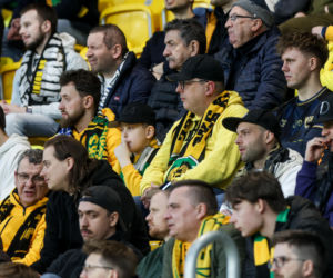 GKS Katowice - Lechia Gdańsk: Zdjęcia kibiców i zawodników z meczu 25. kolejki PKO BP Ekstraklasy