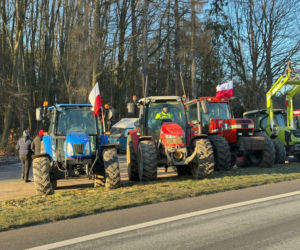 Protest rolników w Waleńczowie przeciwko umowie Mercosur