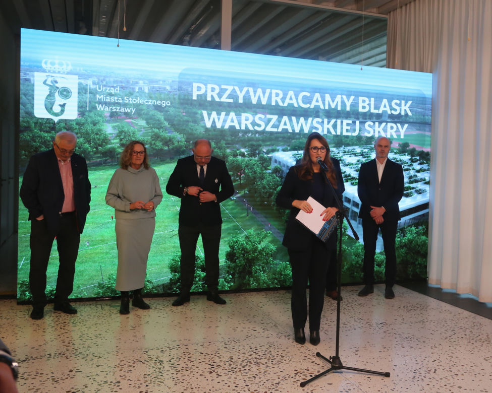 Nowoczesna hala stanie na Skrze w Warszawie. Urzędnicy szukają projektanta